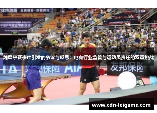 魏震禁赛事件引发的争议与反思：电竞行业监管与运动员责任的双重挑战